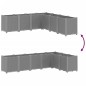 vidaXL Jardinera PP gris claro 160x160x53 cm vidaXL Jardinera PP gris claro 160x160x53 cm