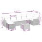 vidaXL Set de sofás de jardín 8 pzas y cojines ratán sintético gris vidaXL Set de sofás de jardín 8 pzas y cojines ratán sintético gris