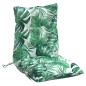vidaXL Cojines para silla respaldo bajo 6 uds tela estampado de hojas vidaXL Cojines para silla respaldo bajo 6 uds tela estampado de hojas