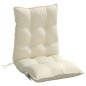 vidaXL Cojines para silla con respaldo bajo 6 uds tela Oxford crema vidaXL Cojines para silla con respaldo bajo 6 uds tela Oxford crema