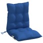 vidaXL Cojines para silla respaldo bajo 4 uds tela Oxford azul real vidaXL Cojines para silla respaldo bajo 4 uds tela Oxford azul real