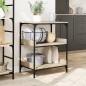 vidaXL Carrito de cocina madera ingeniería roble Sonoma 60x41x80,5 cm vidaXL Carrito de cocina madera ingeniería roble Sonoma 60x41x80,5 cm