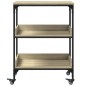 vidaXL Carrito de cocina madera ingeniería roble Sonoma 60x41x80,5 cm vidaXL Carrito de cocina madera ingeniería roble Sonoma 60x41x80,5 cm