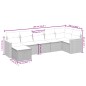 vidaXL Set sofás de jardín 7 piezas y cojines ratán sintético beige vidaXL Set sofás de jardín 7 piezas y cojines ratán sintético beige