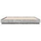 vidaXL Estructura de cama madera de ingeniería gris hormigón 200x200cm vidaXL Estructura de cama madera de ingeniería gris hormigón 200x200cm