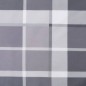 vidaXL Cojines para silla respaldo alto 4 uds tela Oxford cuadros gris