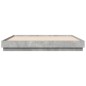 vidaXL Estructura de cama con luces LED gris hormigón 180x200 cm vidaXL Estructura de cama con luces LED gris hormigón 180x200 cm