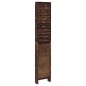 vidaXL Biombo separador de 6 paneles madera paulownia marrón oscuro vidaXL Biombo separador de 6 paneles madera paulownia marrón oscuro