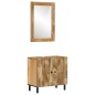 vidaXL Conjunto de armarios de baño 2 piezas madera maciza de mango vidaXL Conjunto de armarios de baño 2 piezas madera maciza de mango