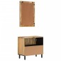 vidaXL Conjunto de armarios de baño 2 piezas madera maciza de mango vidaXL Conjunto de armarios de baño 2 piezas madera maciza de mango