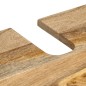vidaXL Conjunto de armarios de baño 2 piezas madera maciza de mango vidaXL Conjunto de armarios de baño 2 piezas madera maciza de mango