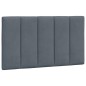 vidaXL Estructura de cama con luz LED terciopelo gris oscuro 90x190 cm vidaXL Estructura de cama con luz LED terciopelo gris oscuro 90x190 cm