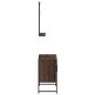 vidaXL Set de muebles de baño 2 pzas madera de ingeniería marrón roble vidaXL Set de muebles de baño 2 pzas madera de ingeniería marrón roble
