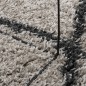vidaXL Alfombra de pelo largo moderna beige y antracita Ø 280 cm