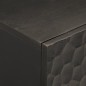 vidaXL Mueble de baño de madera maciza de mango negro 38x33x58 cm