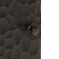 vidaXL Mueble de baño de madera maciza de mango negro 38x33x58 cm