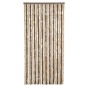 vidaXL Cortina antimoscas chenilla marrón oscuro y beige 90x220 cm vidaXL Cortina antimoscas chenilla marrón oscuro y beige 90x220 cm