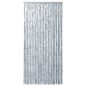 vidaXL Cortina antimoscas chenilla blanco y gris 100x200 cm vidaXL Cortina antimoscas chenilla blanco y gris 100x200 cm