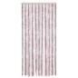 vidaXL Cortina antimoscas chenilla gris plateado y rosa 90x220 cm
