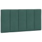 vidaXL Estructura cama con cabecero terciopelo verde oscuro 100x200 cm vidaXL Estructura cama con cabecero terciopelo verde oscuro 100x200 cm