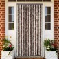 vidaXL Cortina antimoscas chenilla beige y marrón claro 100x230 cm vidaXL Cortina antimoscas chenilla beige y marrón claro 100x230 cm