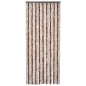 vidaXL Cortina antimoscas chenilla beige y marrón claro 100x230 cm vidaXL Cortina antimoscas chenilla beige y marrón claro 100x230 cm