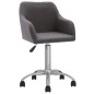 vidaXL Sillas de comedor giratorias 2 unidades tela gris taupé vidaXL Sillas de comedor giratorias 2 unidades tela gris taupé
