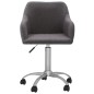 vidaXL Sillas de comedor giratorias 2 unidades tela gris taupé vidaXL Sillas de comedor giratorias 2 unidades tela gris taupé