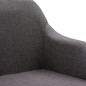 vidaXL Sillas de comedor giratorias 2 unidades tela gris taupé vidaXL Sillas de comedor giratorias 2 unidades tela gris taupé