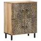 vidaXL Armario auxiliar madera maciza de mango 60x33x75 cm vidaXL Armario auxiliar madera maciza de mango 60x33x75 cm
