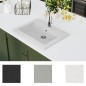 vidaXL Lavabo de granito blanco 600x450x120 mm vidaXL Lavabo de granito blanco 600x450x120 mm