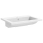 vidaXL Lavabo de granito blanco 600x450x120 mm vidaXL Lavabo de granito blanco 600x450x120 mm