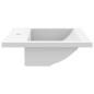 vidaXL Lavabo de granito blanco 600x450x120 mm vidaXL Lavabo de granito blanco 600x450x120 mm