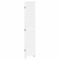 vidaXL Biombo separador de 5 paneles madera maciza Paulownia blanco vidaXL Biombo separador de 5 paneles madera maciza Paulownia blanco