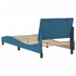 vidaXL Estructura de cama con cabecero terciopelo azul 90x200 cm vidaXL Estructura de cama con cabecero terciopelo azul 90x200 cm
