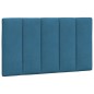 vidaXL Estructura de cama con cabecero terciopelo azul 90x200 cm vidaXL Estructura de cama con cabecero terciopelo azul 90x200 cm