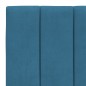 vidaXL Estructura de cama con cabecero terciopelo azul 90x200 cm vidaXL Estructura de cama con cabecero terciopelo azul 90x200 cm
