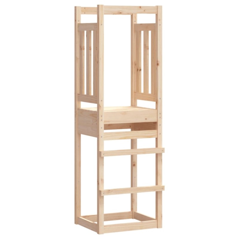 vidaXL Torre de juegos madera maciza pino 53x46,5x169 cm vidaXL Torre de juegos madera maciza pino 53x46,5x169 cm