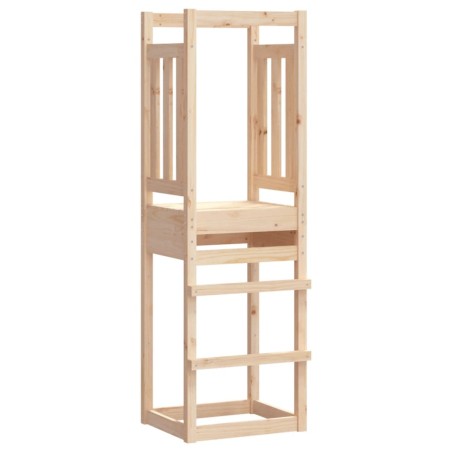 vidaXL Torre de juegos madera maciza pino 53x46,5x169 cm