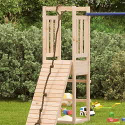 vidaXL Torre de juegos madera maciza pino 53x46,5x169 cm