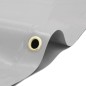 vidaXL Lona gris Ø 2,6 m 600 /m²