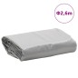 vidaXL Lona gris Ø 2,6 m 600 /m²