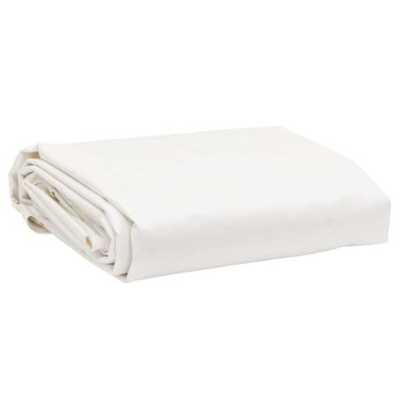 vidaXL Lona blanca 5x7 m 600 g/m²