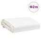 vidaXL Lona blanca Ø 2 m 600 /m² vidaXL Lona blanca Ø 2 m 600 /m²