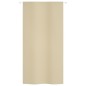 vidaXL Toldo pantalla para balcón de tela oxford beige 120x240 cm