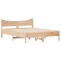 vidaXL Estructura de cama madera maciza de pino 140x200 cm vidaXL Estructura de cama madera maciza de pino 140x200 cm