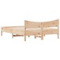 vidaXL Estructura de cama madera maciza de pino 140x200 cm vidaXL Estructura de cama madera maciza de pino 140x200 cm