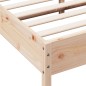 vidaXL Estructura de cama madera maciza de pino 140x200 cm vidaXL Estructura de cama madera maciza de pino 140x200 cm