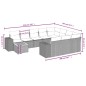 vidaXL Set de sofás de jardín 11 pzas y cojines ratán sintético negro vidaXL Set de sofás de jardín 11 pzas y cojines ratán sintético negro