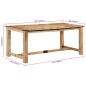 vidaXL Mesa de comedor madera maciza de mango 180x90x75 cm vidaXL Mesa de comedor madera maciza de mango 180x90x75 cm